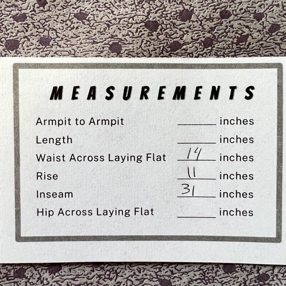 Vintage B Lucid Leather Pants Purple Speckled Print High Waist size 9 Junior - Picture 13 of 13